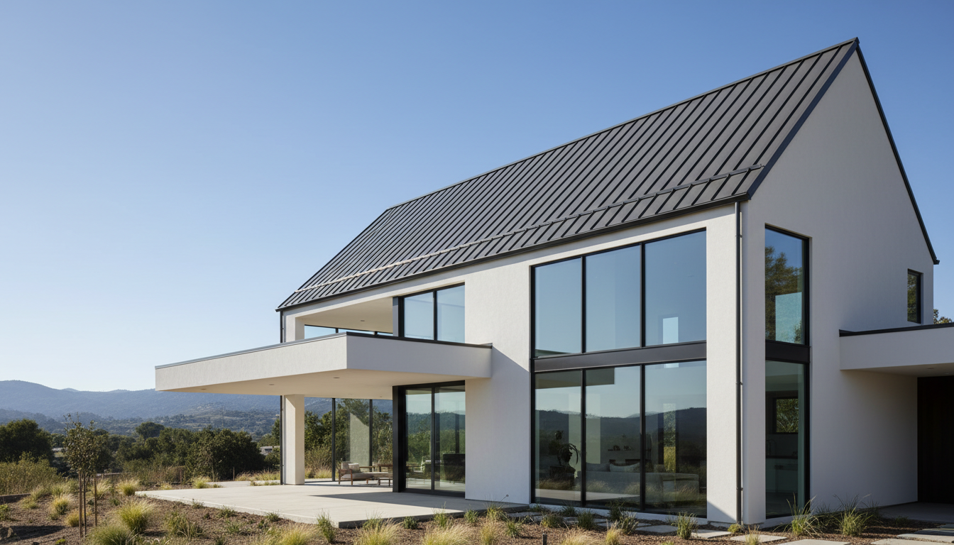 Modern Residential Shingle Installation